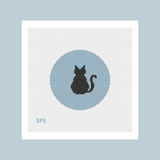 Black Cat - Dusty Blue