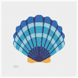Seashell - Deep Sea Blue