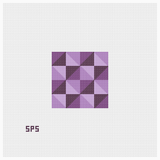 Quilt Block - Violet Fields
