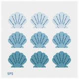 Shell Collection - Blue Ombre
