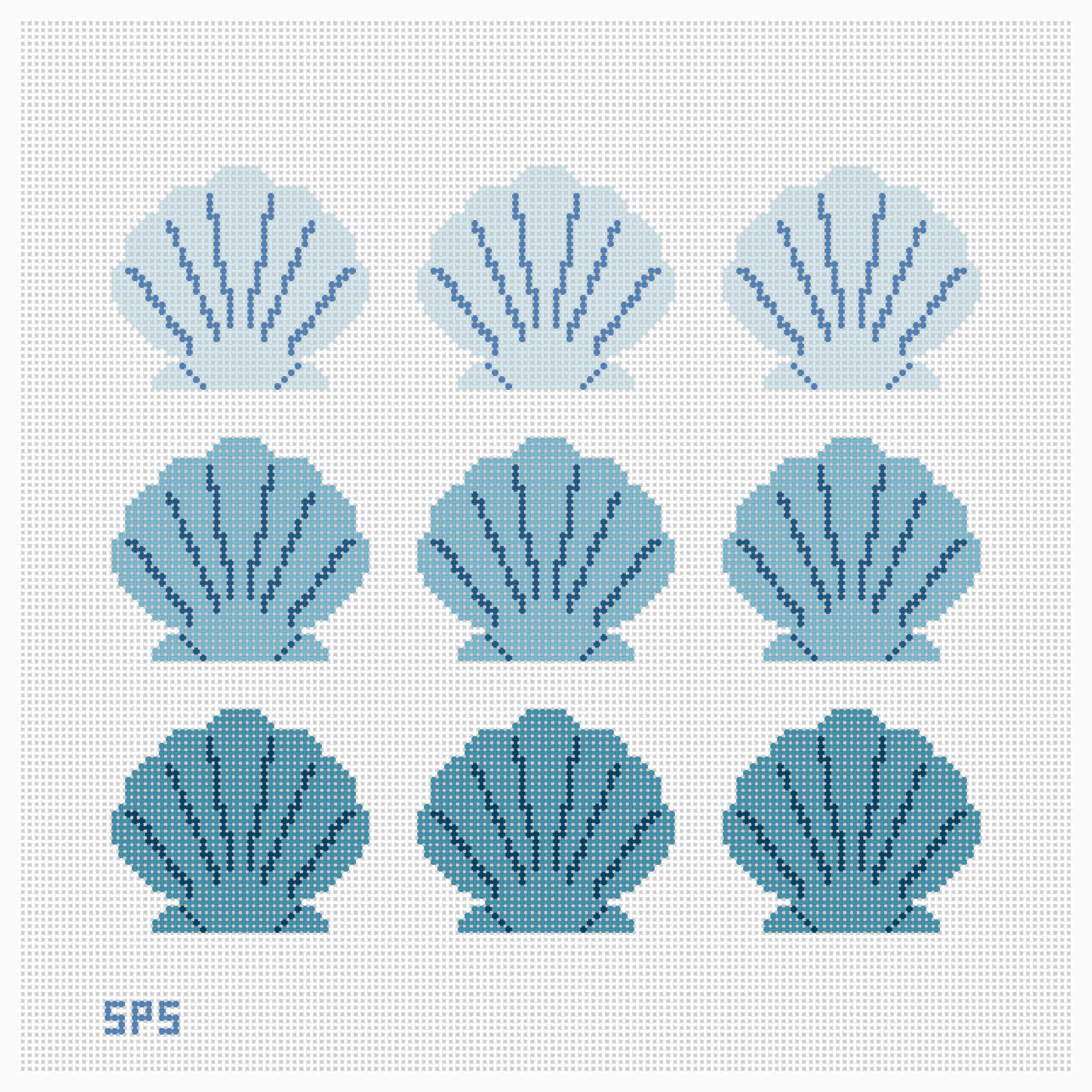 Shell Collection - Blue Ombre