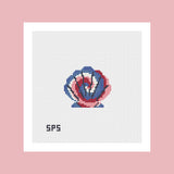 Seashell - Patriotic Tie-Dye