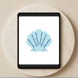 Digital Chart Seashell - Saltwater